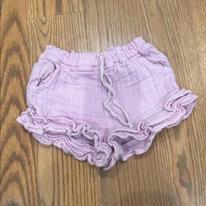Jamie Kay Pink Ruffled Baby Shorts 6-12M